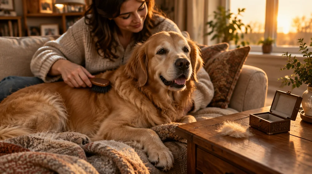 Cómo guardar un recuerdo con el pelo de tu mascota